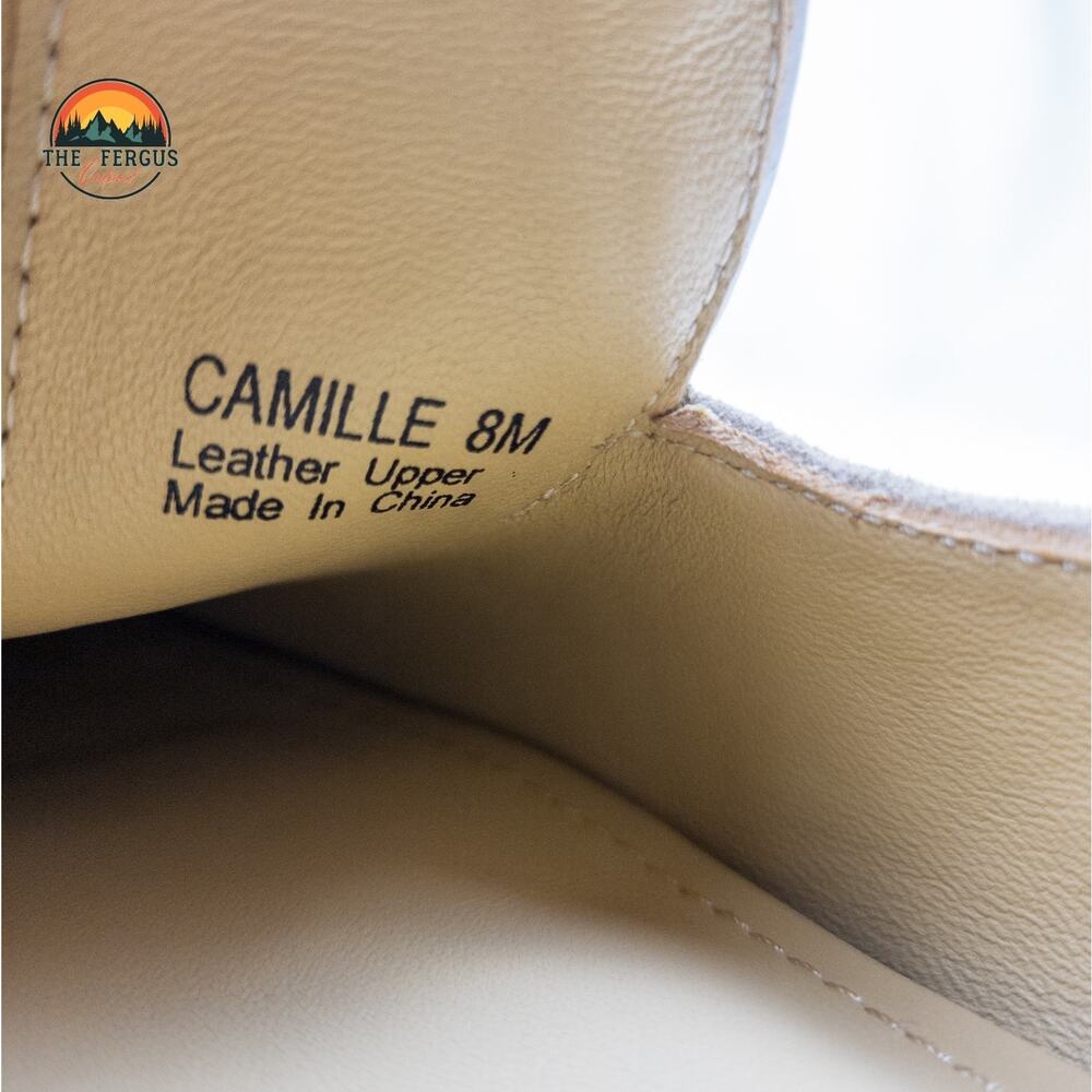 NWOB Etienne Aigner Camille Nude Suede Leather Loafer Slip On Shoe Size 8 - Picture 8 of 12